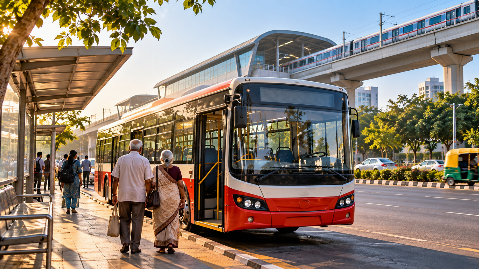 AMTS free bus pass for senior citizens over 65; two new routes to Shela and Palasana